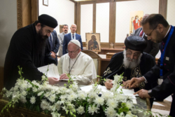 Le pape François en Égypte