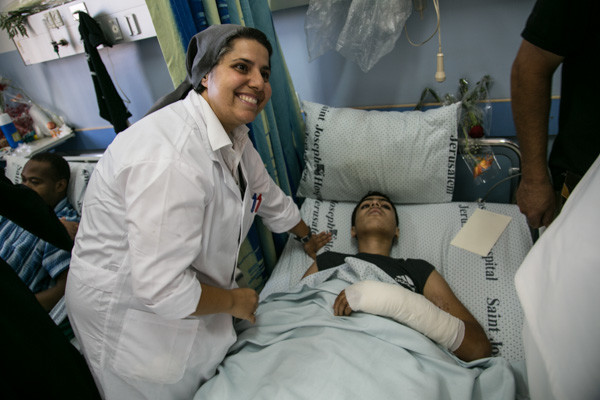 La solidarité s’organise pour venir en aide aux blessés de Gaza soignés à Jérusalem