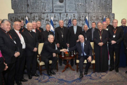Les évêques européens reçus par les présidents israélien et palestinien