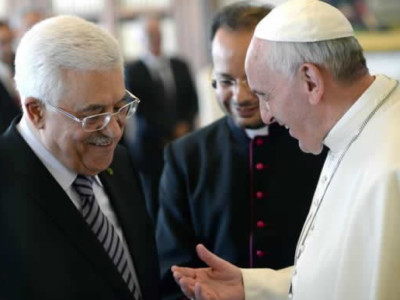 Le pape François a reçu le Président de l’Autorité palestinienne