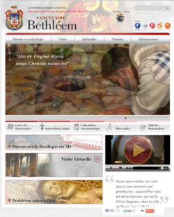 Un nouveau site internet pour le sanctuaire de la Nativité de Bethléem!