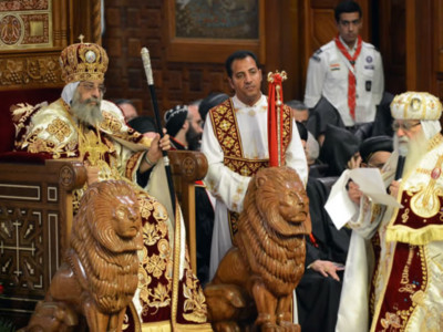 Inauguration solennelle du pontificat du pape copte Théodore II