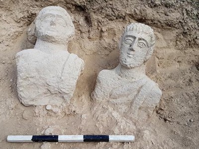 Deux bustes romains débusqués à Beit Shean
