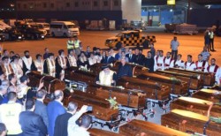 Les corps des martyrs coptes de Libye rapatriés en Egypte