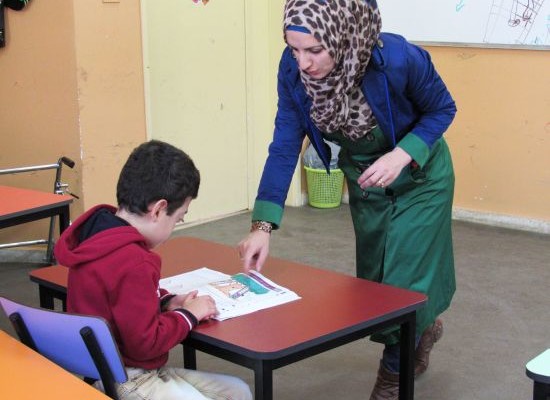 Une école pour personnes handicapées au coeur de la Cisjordanie