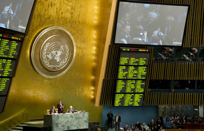 Le Saint-Siège salue le vote des Nations Unies pour la reconnaissance d’un État palestinien