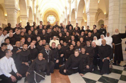 Le pape s’invite à déjeuner chez les Franciscains au couvent Saint-Sauveur