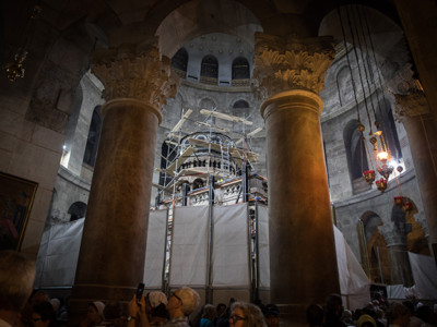 Cadeau du roi de Jordanie à destination du Saint-Sépulcre