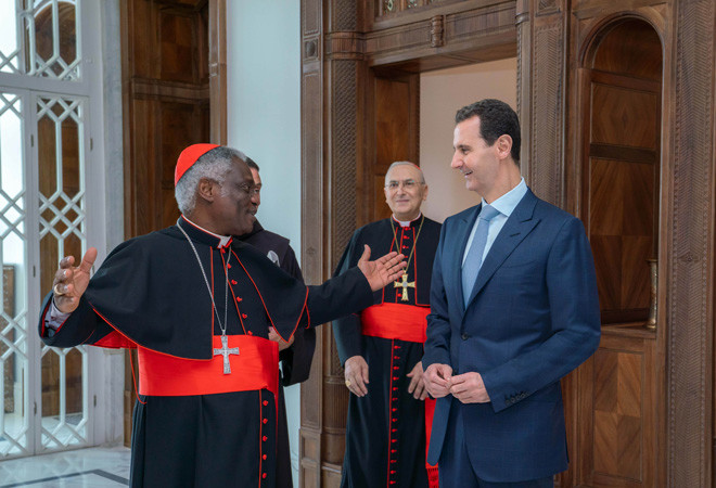 Syrie, le pape François écrit au président Assad