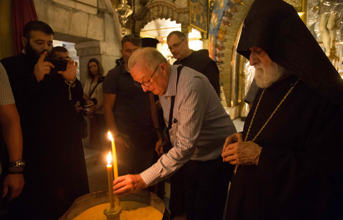 Visite du roi belge Albert II au Saint-Sépulcre, le 17 septembre 2019 (Photos) AlbertIISaintSepulcre03-700x450