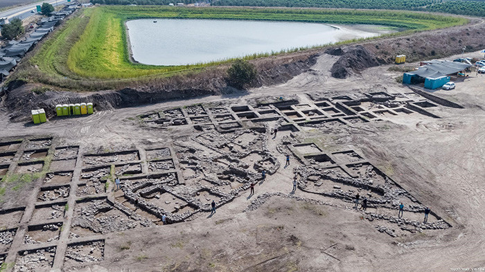 Vue sur le site archéologique d'En Esur (Israël), où a été découverte une ville datant de l'âge
de bronze © Assaf Peretz, Autorité des Antiquités d'Israël