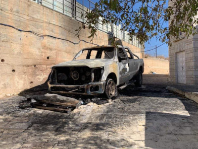 Acte de vandalisme à Taybeh perpétré par des colons