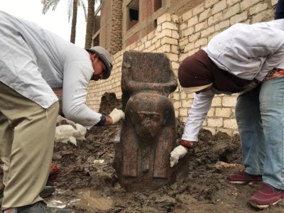 Egypte : « rare » découverte d’un buste de Ramsès II