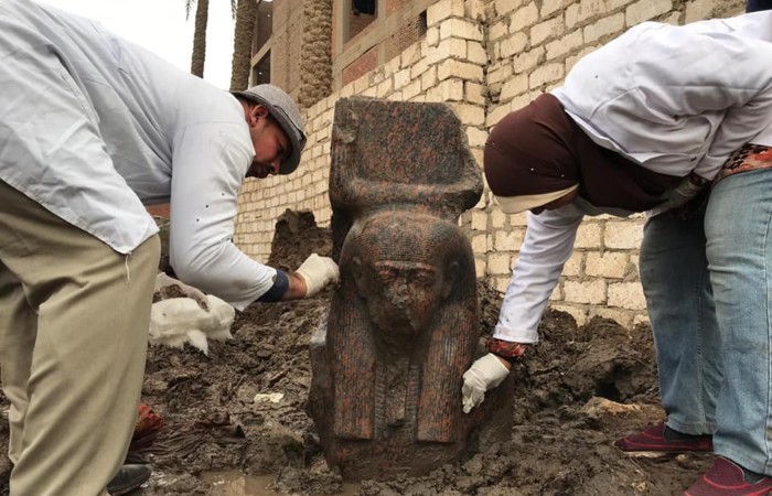 Egypte : « rare » découverte d’un buste de Ramsès II