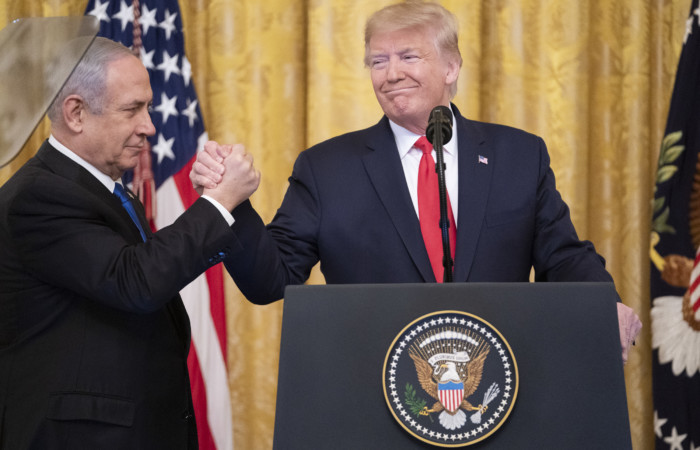 Le président Trump et le Premier ministre israélien Netanyahu le 28 janvier 2020 à la Maison Blanche. ©Shealah Craighead Maison Blanche