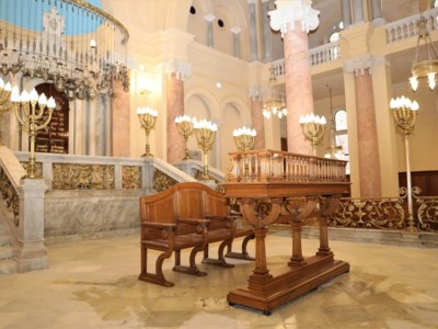 La grande synagogue d’Alexandrie retrouve son lustre d’antan