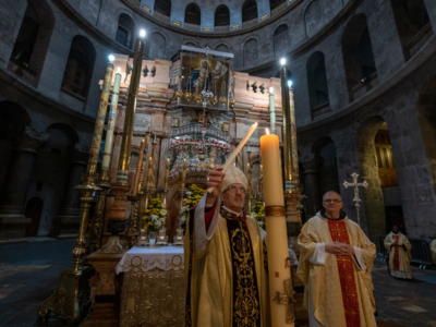 Vigile de Pâques au Saint-Sépulcre 11 avril 2020