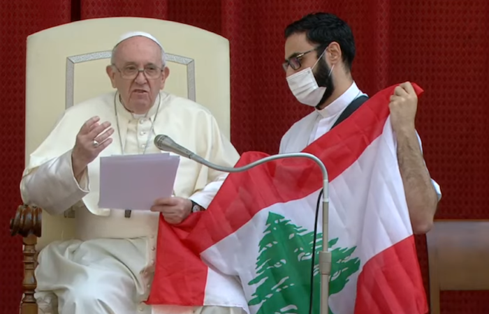 JOURNÉE DE PRIÈRE pour le Liban, le 4 septembre 2020, à la demande du pape François qui exprime sa proximité aux Libanais (Photos + Vidéo - 6 min - 2 septembre 2020) BergoglioXlibano-700x450-1-700x450