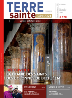 Terre Sainte n. 6/2020 – Sommaire