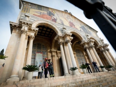Un acte de vandalisme incendiaire à Gethsémani
