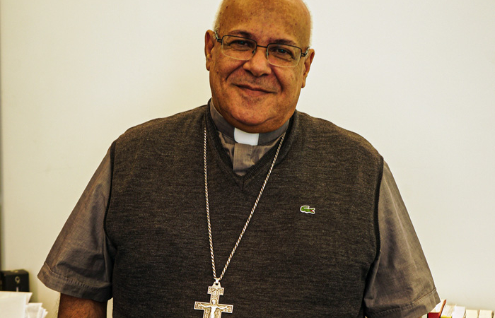 Mgr César Essayan, vicaire apostolique de Beyrouth pour les catholiques de rite romain au Liban. ©Ines Gil