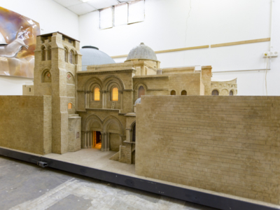 Une maquette à l’échelle 1/25e de l’église du Saint-Sépulcre est en vente à Jérusalem