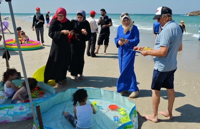 Pour de nombreux Palestiniens, grands et petits, il est difficile de profiter d'une journée à la plage.