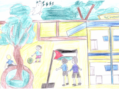 École en Palestine, les urgences au-delà du Covid