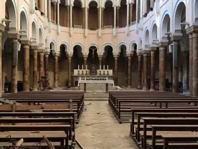 L’église jésuite à Beyrouth renaît après l’explosion de 2020