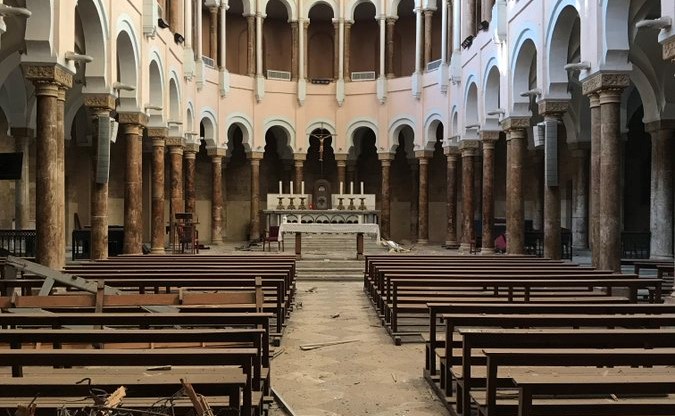 L’église jésuite à Beyrouth renaît après l’explosion de 2020