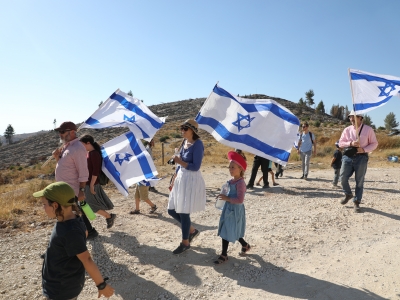 La « marche des drapeaux » s’exporte en Cisjordanie