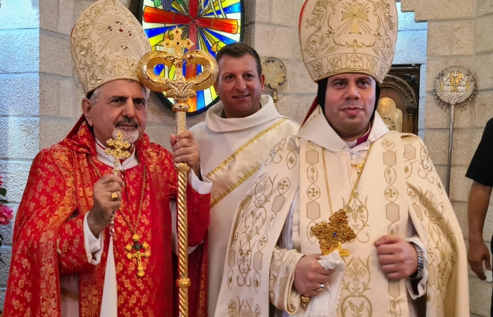 Intronisation du nouvel évêque syro-catholique de Jérusalem