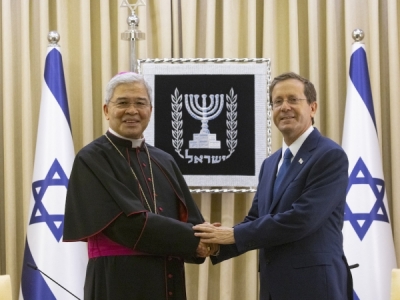 Accréditation de Mgr Yllana, nonce en Israël