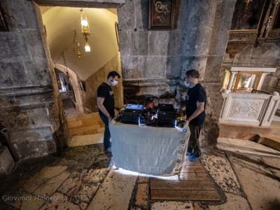 Reprise des travaux de restauration de la basilique du Saint-Sépulcre