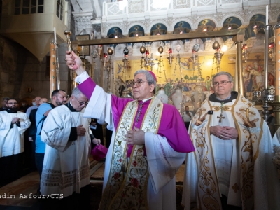 Entrée solennelle du nouveau délégué apostolique au Saint-Sépulcre