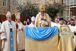 Ouverture du synode au sanctuaire de Notre Dame de Palestine