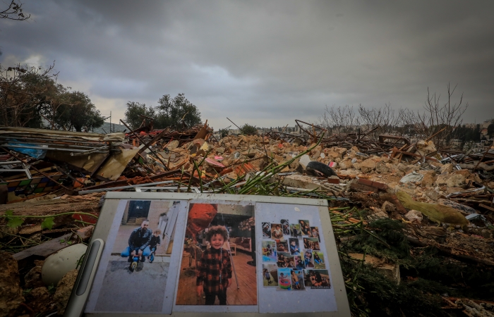 Une famille palestinienne expulsée de Sheikh Jarrah