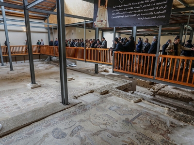 A Gaza, une église du Ve siècle ap. J.-C. dévoilée au public