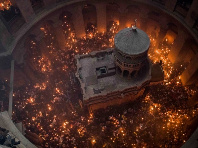 Pâques orthodoxe : seulement 1000 personnes autorisées au Saint-Sépulcre