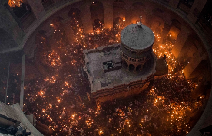 Pâques orthodoxe : seulement 1000 personnes autorisées au Saint-Sépulcre