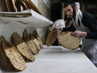 La matza, le pain de la Pâque juive