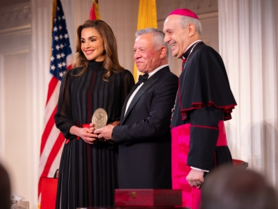 Paix: le Saint-Siège honore le roi et la reine de Jordanie