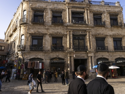 Les colons officiellement propriétaires des hôtels chrétiens de la porte de Jaffa