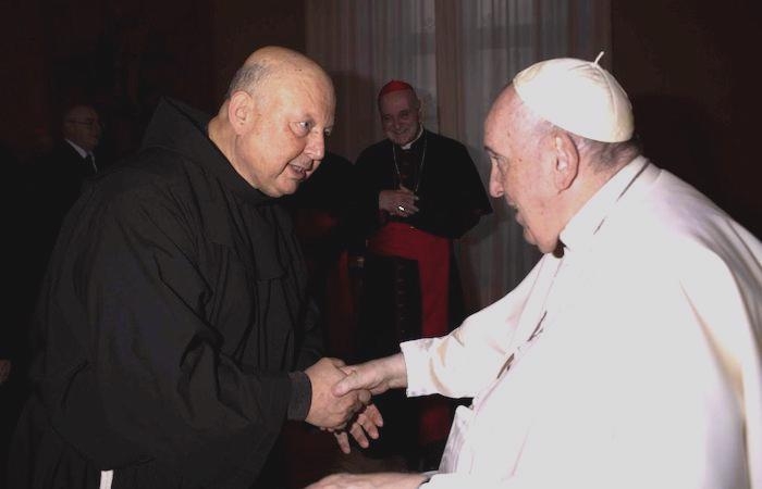Frère Hanna Jallouf et la caresse du Pape pour la Syrie