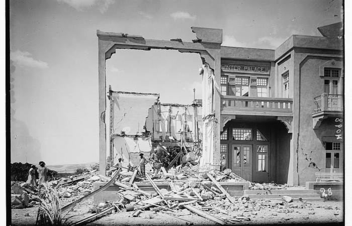 Le Winter Palace de Jericho en ruines ©American Colony/Library of Congress