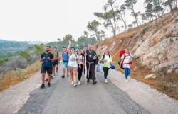 La marche franciscaine se répète au cœur de la Galilée