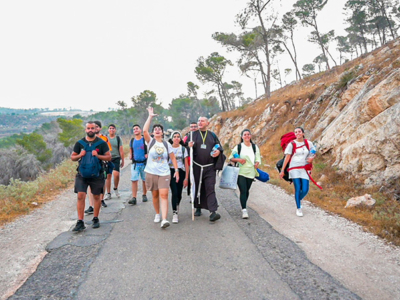 La marche franciscaine se répète au cœur de la Galilée