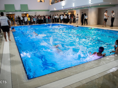 La Custodie inaugure une piscine Porte Neuve