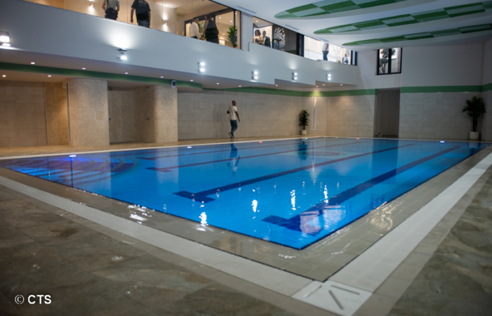 La piscine sera accessible aux jeunes du lycée et de la vieille ville ©CTS