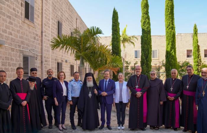 À Haïfa, le président israélien aux côtés des communautés chrétiennes
